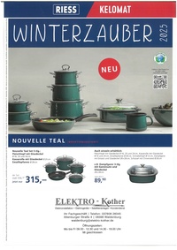Elektro Kother Prospekt - Winterzauber 2025