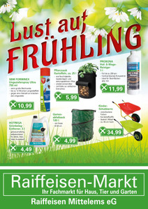 RME Raiffeisen Mittelems Prospekt - Lust auf Frühling
