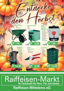 RME Raiffeisen Mittelems Prospekt - Entdecke den Herbst