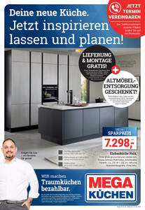 Mega Möbel SB Prospekt - Deine neue Küche