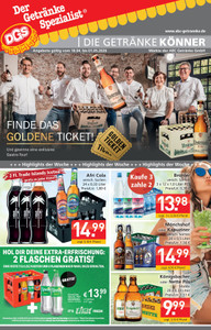 Der Getränke Spezialist Prospekt - ABC DGS Getränke EHV