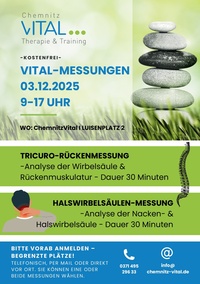 Chemnitz Vital Prospekt - Vital-Messung am 03.12.2025