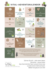 Chemnitz Vital Prospekt - Vital-Adventskalender