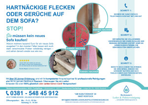Beckmann's Leder- und Polsterreinigung Prospekt - Angebote ab 06.04.