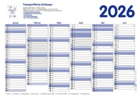 Transportfirma Schlosser Prospekt - Kalender 2026