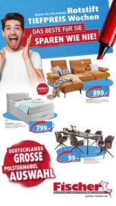 Polstermöbel Fischer Prospekt - Rotstift