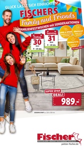 Polstermöbel Fischer Prospekt - „FAMILY & FRIENDS“ – Mai 03
