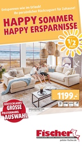 Polstermöbel Fischer Prospekt - Happy Sommer