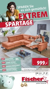Polstermöbel Fischer Prospekt - Spartage 01