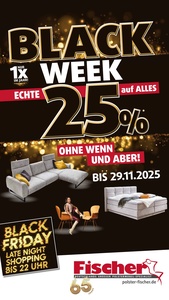 Polstermöbel Fischer Prospekt - Black Week