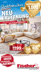 Polstermöbel Fischer Prospekt - Mitfeiern