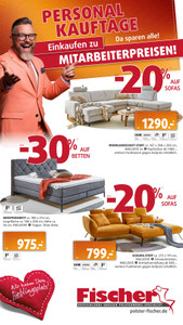 Polstermöbel Fischer Prospekt - Personalkauftage