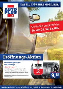 Autoplus Prospekt - Eröffnungsbeilage Halberstadt