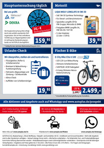 Autoplus Prospekt - Startklar in den Sommer