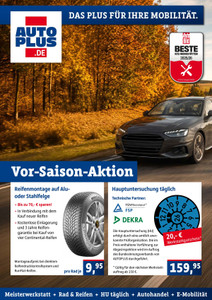 Autoplus Prospekt - Vor-Saison-Aktion
