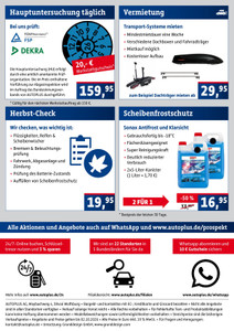 Autoplus Prospekt - Vor-Saison-Aktionen