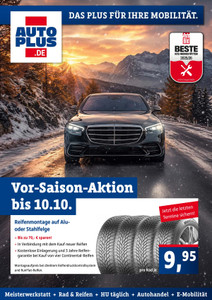 Autoplus Prospekt - Vor-Saison-Aktion bis 10.10