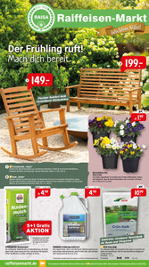 Raisa-Raifeisenmarkt Prospekt - Der Frühling ruft! Mach dich bereit.