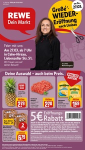 REWE Prospekt - Angebote ab 27.03.