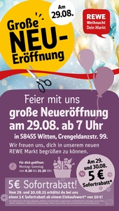 REWE Prospekt - Angebote ab 25.08.