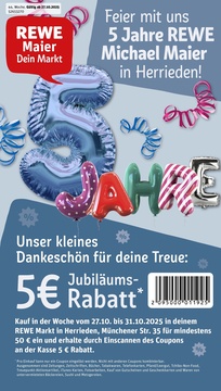 REWE Prospekt - Angebote ab 27.10. - Seite 1