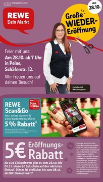 REWE Prospekt - Angebote ab 27.10. - Seite 1