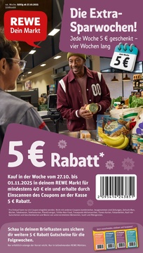 REWE Prospekt - Angebote ab 27.10. - Seite 1