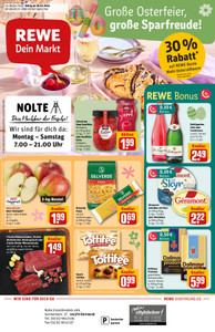 REWE Prospekt - Angebote ab 30.03. - Seite 1