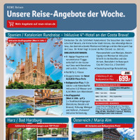 REWE Prospekt - Urlaub & Reisen