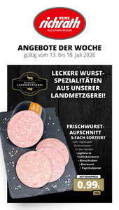 REWE Prospekt - Angebote ab 13.07. - Seite 1
