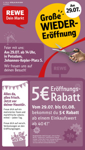 REWE Prospekt - Angebote ab 27.07. - Seite 1