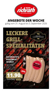 REWE Prospekt - Angebote ab 31.08. - Seite 1