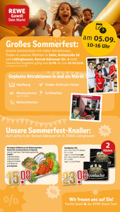 REWE Prospekt - Angebote ab 31.08. - Seite 1