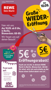 REWE Prospekt - Angebote ab 07.09. - Seite 1