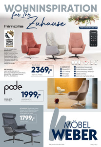 Einrichtungshaus Weber Prospekt - Wohninspiration für Ihr Zuhause