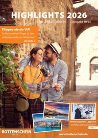 Bottenschein Reisen Prospekt - 2025/43 | Bottenschein Reisen