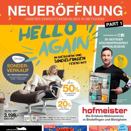 hofmeister Prospekt - Hallo Again