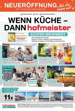 hofmeister Prospekt - Wenn Küche, dann Hofmeister