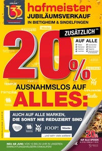 hofmeister Prospekt - Angebote ab 26.05.