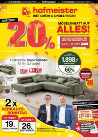 hofmeister Prospekt - Angebote ab 15.10.