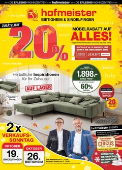 hofmeister Prospekt - Angebote ab 15.10.