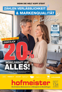 hofmeister Prospekt - Angebote ab 26.05.