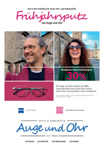 Auge und Ohr Prospekt - Frühjahrsputz