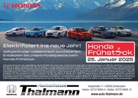 Autohaus Thalmann Prospekt - Honda-Frühstück