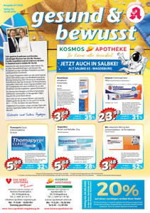 Kosmos Apotheke Prospekt - gesund & bewusst