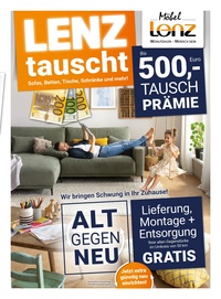 Möbel Lenz Prospekt - Lenz Tauscht
