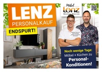 Möbel Lenz Prospekt - Lenz Personalkauf Endspurt