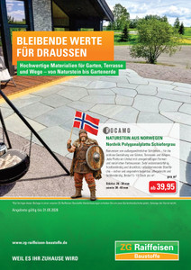 ZG Raiffeisen Prospekt - Bleibende Werte Für Draussen