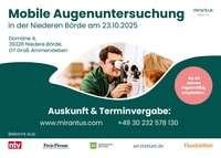 Miranthus Health Prospekt - Mirantus Augenuntersuchung Börde