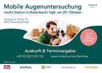 Miranthus Health Prospekt - Mobile Augenuntersuchung in Rosenbach/V. am 29. Oktober